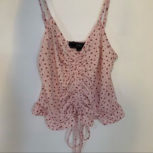 Vibe Pink Floral Tank top
